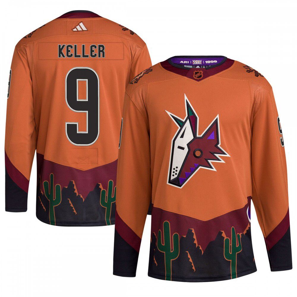 Clayton Keller Arizona Coyotes adidas Reverse Retro 2.0 Authentic Player Jersey - Burnt Orange-Pro Kit Vault | Brand New 26/27 Sports Jerseys